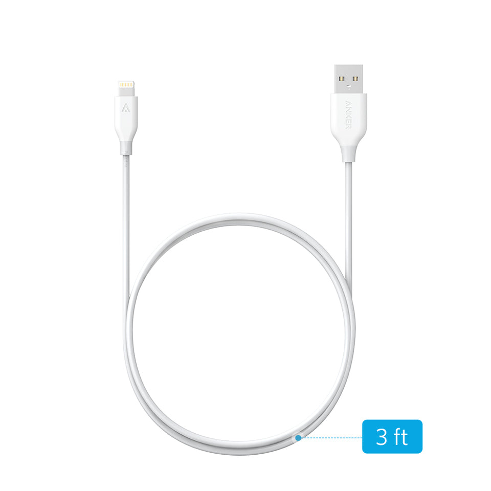 Buy Anker PowerLine Lightning (3ft / 0.9m) from Vmart in Pakistan