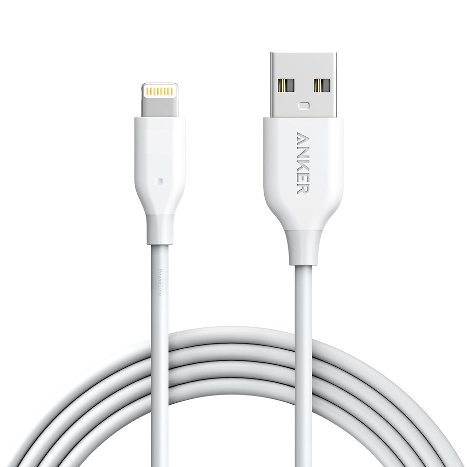 Buy Anker PowerLine Lightning 6ft - White from Vmart in Pakistan