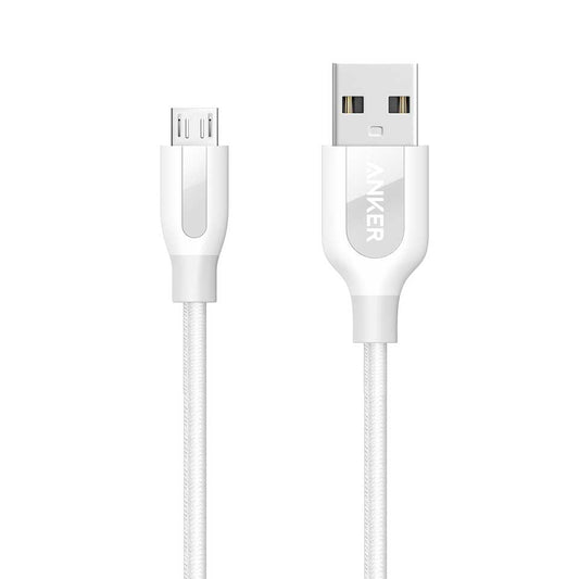 Buy Anker PowerLine+ Micro USB Cable 3ft - White from Vmart in Pakistan