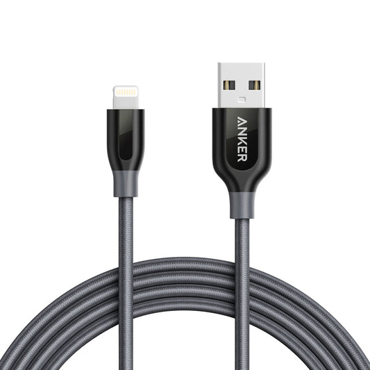 Buy Anker PowerLine+ Lightning Cable 6ft - Gray from Vmart in Pakistan