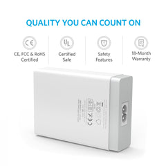 Buy Anker PowerPort 6 - 60W 6 Port USB Charger - White from Vmart in Pakistan