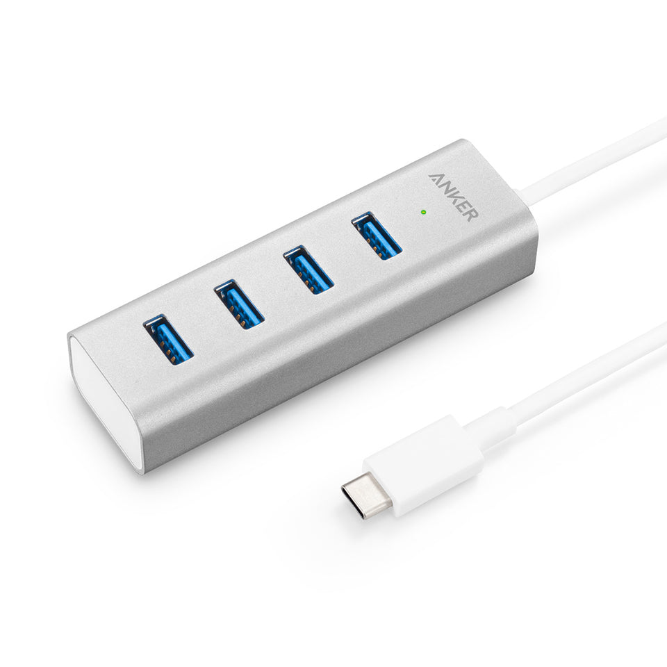 Buy Anker USB-C To 4-Port USB 3.0 Hub - Silver from Vmart in Pakistan