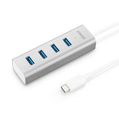 Buy Anker USB-C To 4-Port USB 3.0 Hub - Silver from Vmart in Pakistan