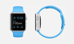 Buy Apple Watch Sport Silver Aluminium Case 38mm (Blue Sport Band) from Vmart in Pakistan