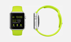 Buy Apple Watch Sport Silver Aluminium Case 42mm (Green Sport Band) from Vmart in Pakistan