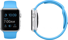 Buy Apple Watch Sport Silver Aluminium Case 42mm (Blue Sport Band) from Vmart in Pakistan
