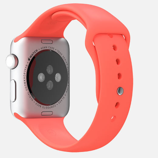 Buy Apple Watch Sport Silver Aluminium Case 42mm (Pink Sport Band) from Vmart in Pakistan