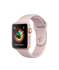 Buy Apple Watch Series 3 42mm Gold Aluminum Case with Pink Sand Sport Case - GPS from Vmart in Pakistan