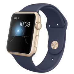 Buy Apple Watch Sport Gold Aluminium Case 42mm (Midnight Blue Sport Band) from Vmart in Pakistan