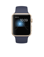 Buy Apple Watch Sport Gold Aluminium Case 42mm (Midnight Blue Sport Band) from Vmart in Pakistan