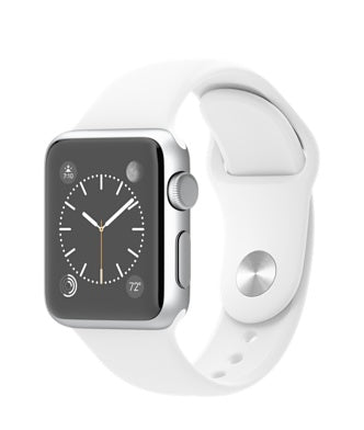 Buy Apple Watch Sport Silver Aluminium Case 38mm (White Sport Band) from Vmart in Pakistan