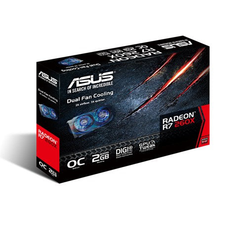 Buy Asus AMD Radeon R7260X-OC-2GD5 from Vmart in Pakistan