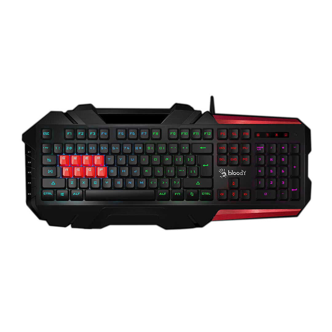 Buy A4Tech Bloody B3590R 8 Light Strike Mechanical Gaming Keyboard - Black from Vmart in Pakistan