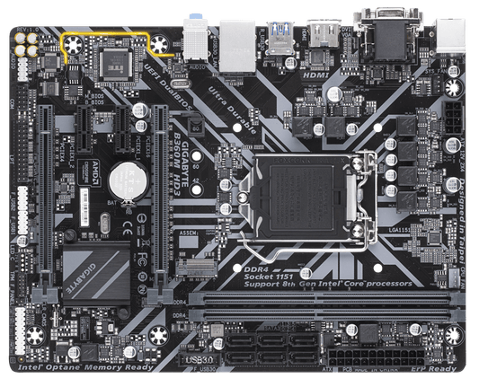 Buy Gigabyte B360M HD3 Intel B360 Ultra Durable Motherboard from Vmart in Pakistan