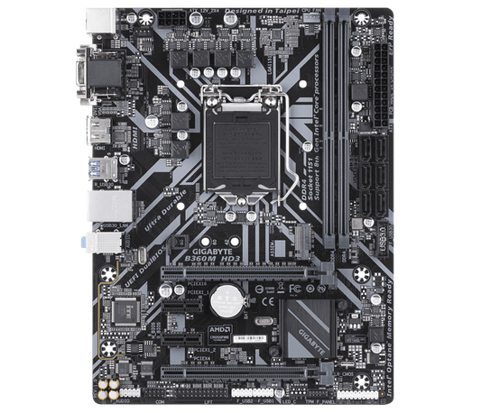 Buy Gigabyte B360M HD3 Intel B360 Ultra Durable Motherboard from Vmart in Pakistan