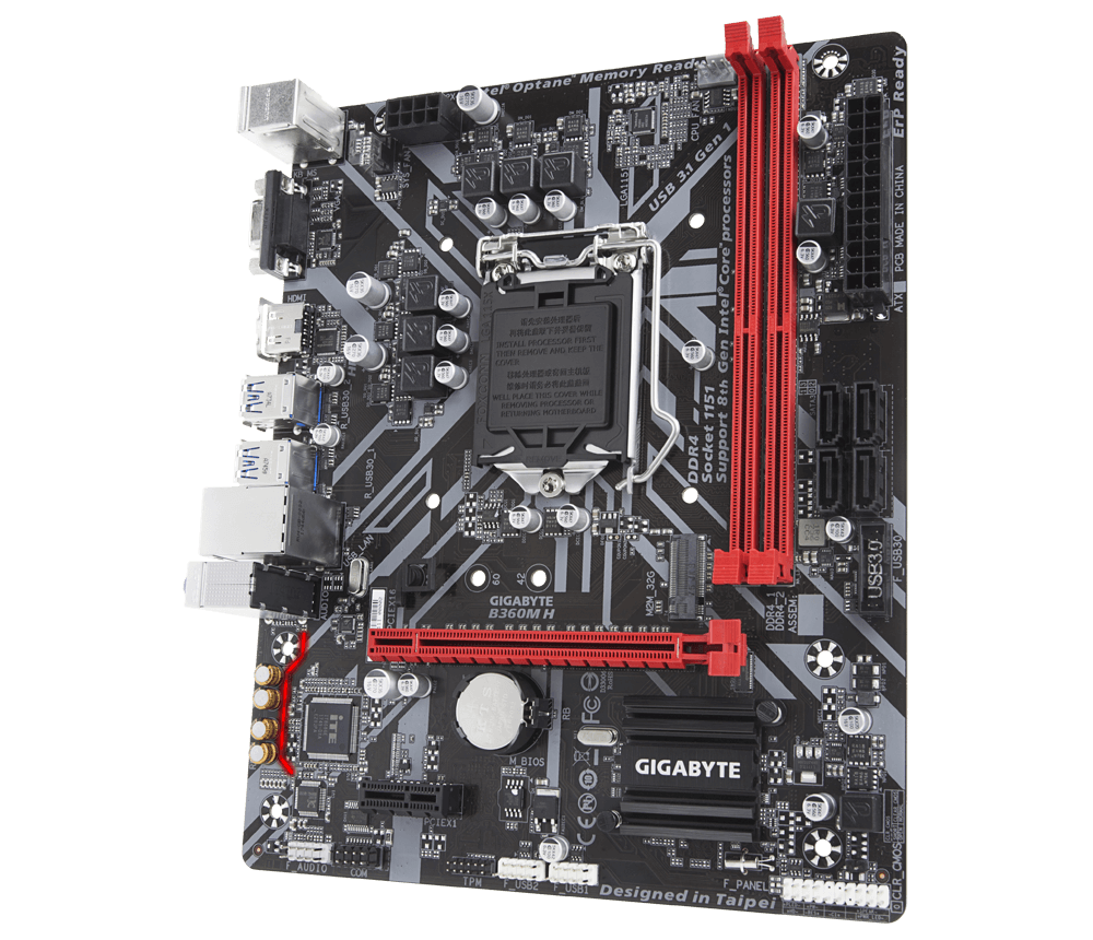 Buy Gigabyte B360M H Intel B360 Ultra Durable Motherboard from Vmart in Pakistan