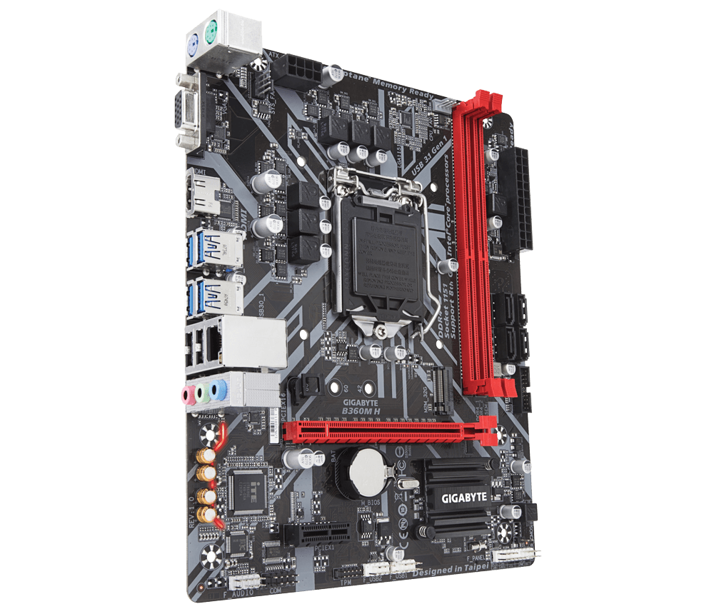Buy Gigabyte B360M H Intel B360 Ultra Durable Motherboard from Vmart in Pakistan