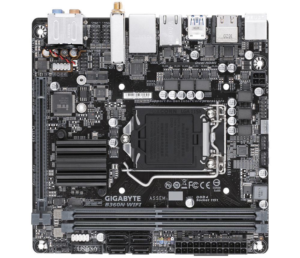 Buy Gigabyte B360N WIFI Intel B360 Ultra Durable Motherboard from Vmart in Pakistan