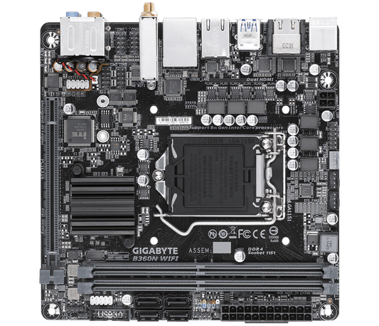 Buy Gigabyte B360N WIFI Intel B360 Ultra Durable Motherboard from Vmart in Pakistan