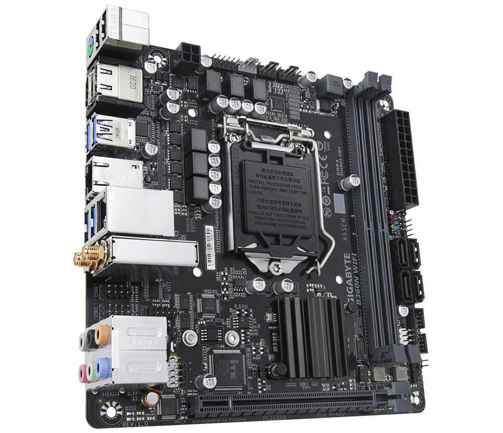 Buy Gigabyte B360N WIFI Intel B360 Ultra Durable Motherboard from Vmart in Pakistan