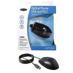 Buy Belkin Optical Mouse USB/PS2 - Black from Vmart in Pakistan