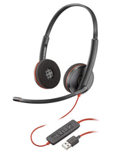 Buy Poly Blackwire C3220 Corded UC USB Headset from Vmart in Pakistan