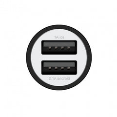 Buy Space Dual USB Port 3.4A Metal Car Charger CC-155 - Black from Vmart in Pakistan