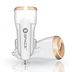 Buy Space Adaptive Fast 2.4A Car Charger Single Port CC-170 - White from Vmart in Pakistan