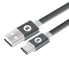 Buy Space Type-C to USB 200cm Noodle Cable - Black from Vmart in Pakistan