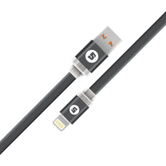 Buy Space Lightning to USB 200cm Noodle Cable - Black from Vmart in Pakistan