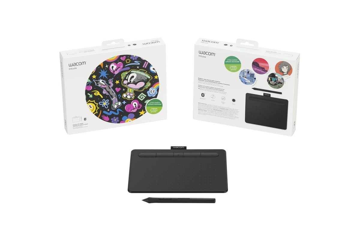 Buy Wacom Intuos Small CTL4100WL/K0-CX Bluetooth Pen Tablet - Black from Vmart in Pakistan
