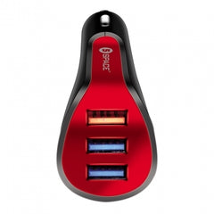 Buy Space Quick Charge 3.0 Three Port Car Charger CC-175 - Black from Vmart in Pakistan