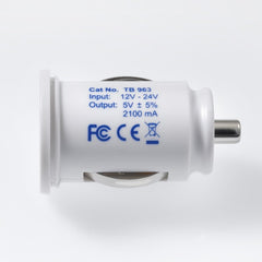 Buy Travel Blue Car Charger-2.1 Amps Dual USB from Vmart in Pakistan