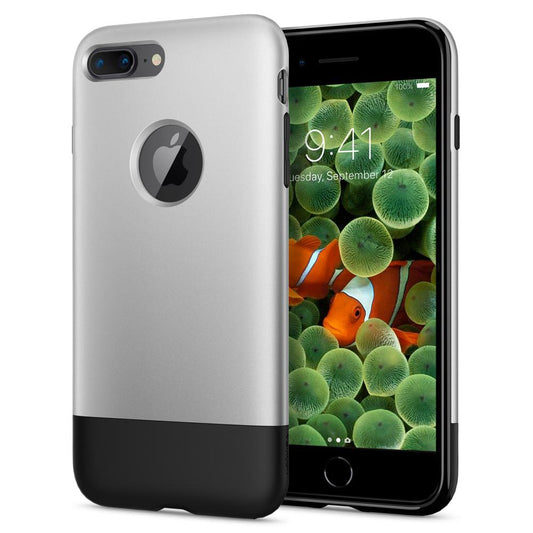 Buy Spigen Apple iPhone 7 Plus & 8 Plus Case Classic One - Aluminum Gray from Vmart in Pakistan