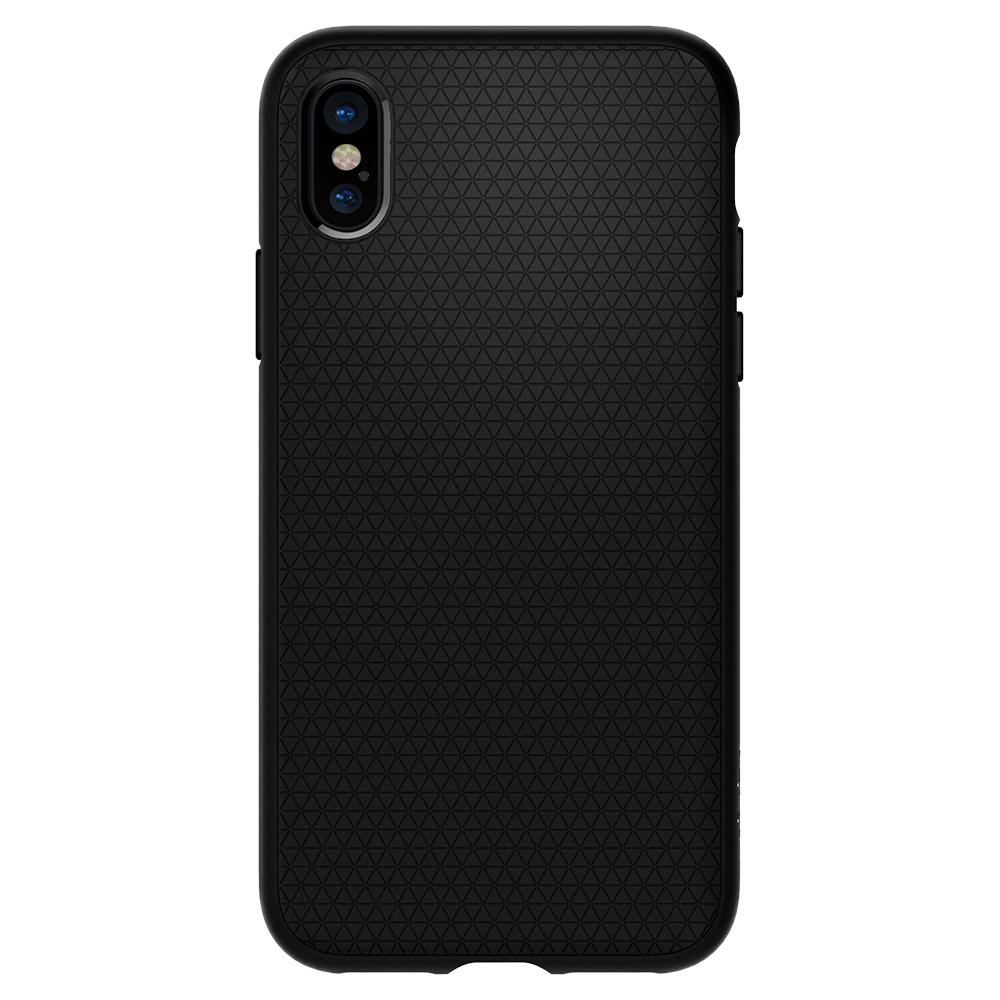 Buy Spigen iPhone X Case Liquid Air - Matte Black from Vmart in Pakistan