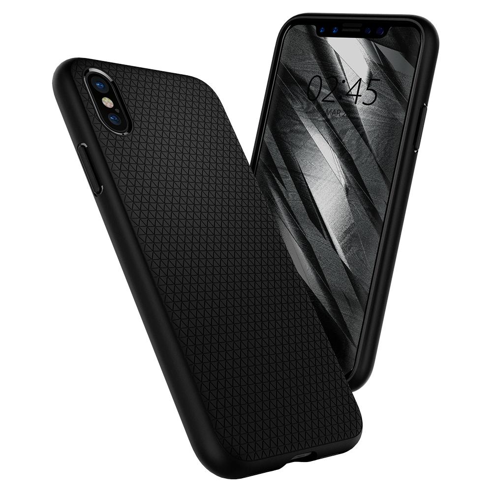Buy Spigen iPhone X Case Liquid Air - Matte Black from Vmart in Pakistan