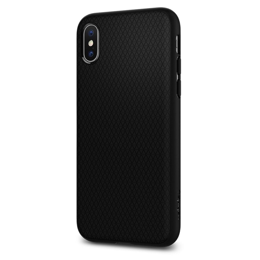 Buy Spigen iPhone X Case Liquid Air - Matte Black from Vmart in Pakistan