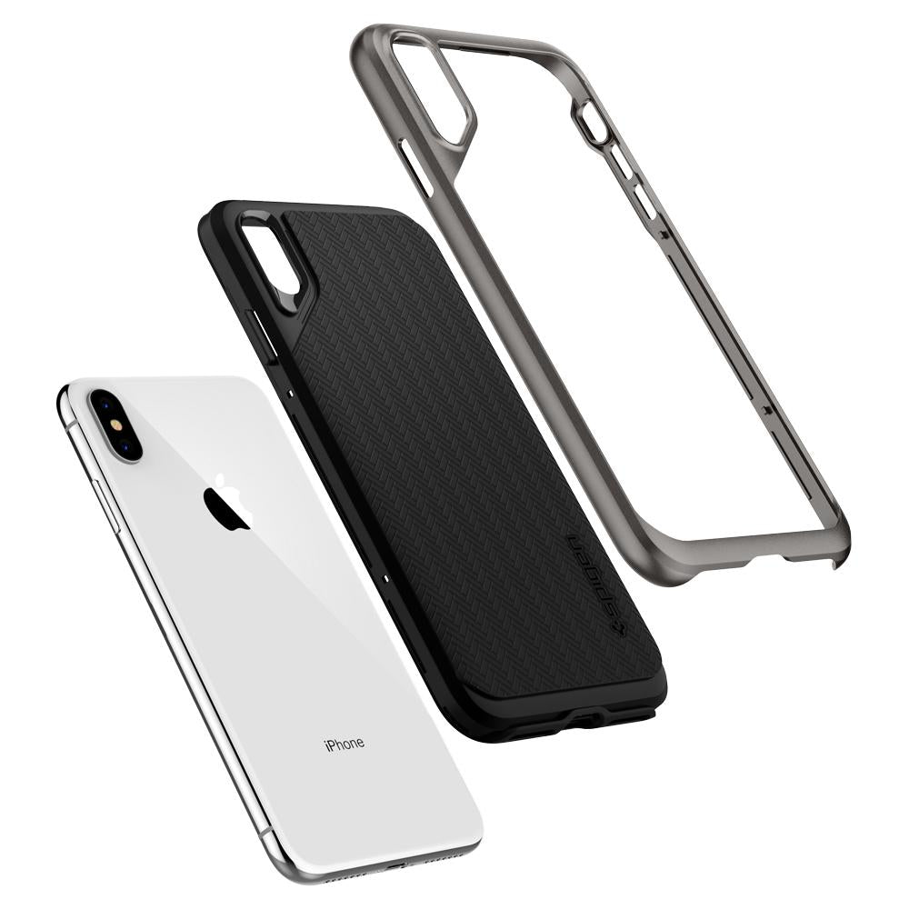 Buy Spigen iPhone XS Max Case Neo Hybrid - Gunmetal from Vmart in Pakistan