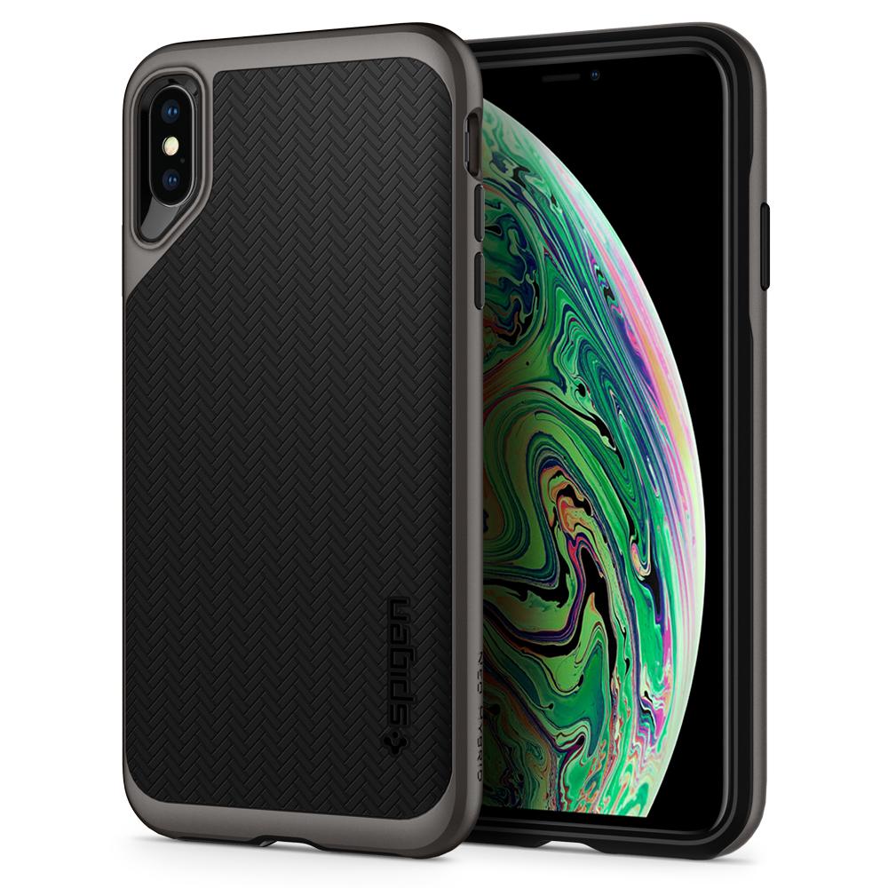 Buy Spigen iPhone XS Max Case Neo Hybrid - Gunmetal from Vmart in Pakistan