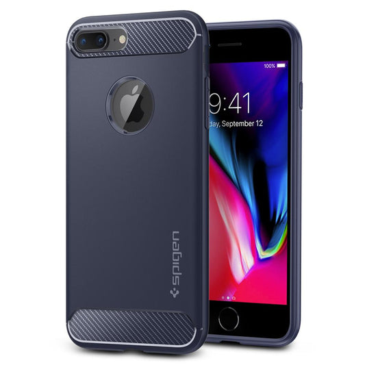 Buy Spigen Apple iPhone 7 Plus & 8 Plus Case Rugged Armor - Midnight Blue from Vmart in Pakistan