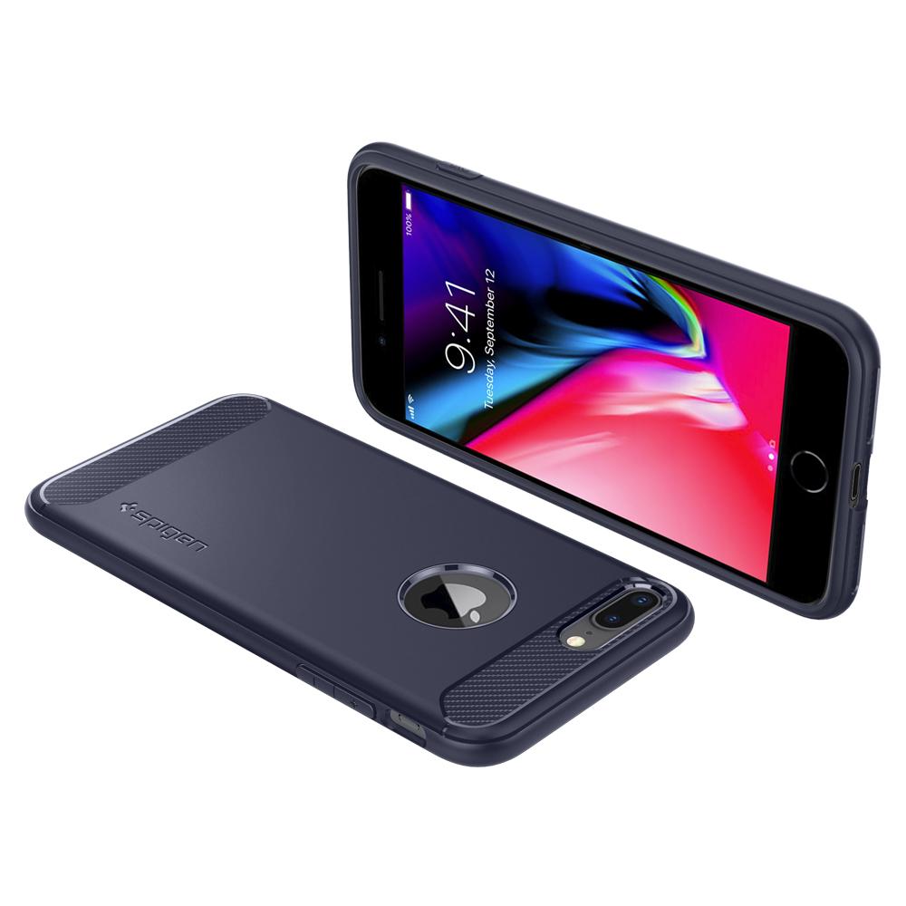 Buy Spigen Apple iPhone 7 Plus & 8 Plus Case Rugged Armor - Midnight Blue from Vmart in Pakistan
