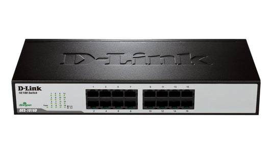 Buy D-Link DES-1016D 16-Port Fast Ethernet Unmanaged Desktop Switch from Vmart in Pakistan