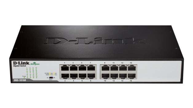 Buy D-Link DGS-1016D 16-Port Gigabit Unmanaged Desktop Switch from Vmart in Pakistan