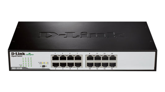 Buy D-Link DGS-1016D 16-Port Gigabit Unmanaged Desktop Switch from Vmart in Pakistan