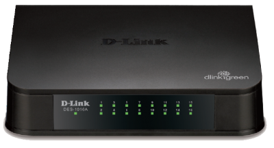 Buy D-Link DES-1016A 16-port 10/100 Base-T Unmanged Switch from Vmart in Pakistan