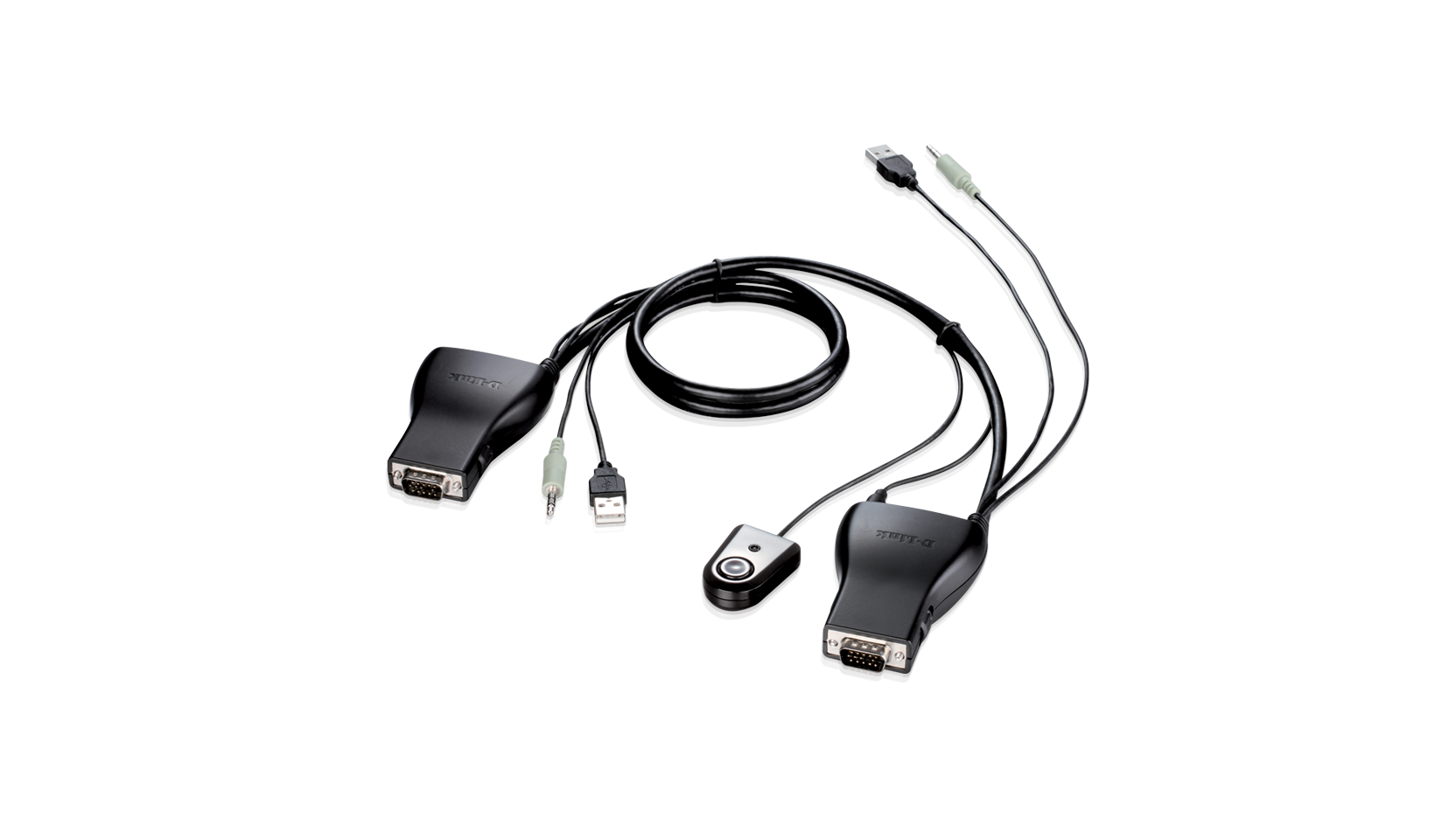 Buy D-Link KVM-222 2-Port USB KVM Switch with Audio Support from Vmart in Pakistan