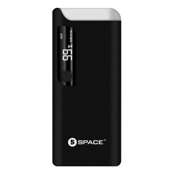 Buy Space ECLIPSE 12000MAH Power Bank EC-016 - Black from Vmart in Pakistan