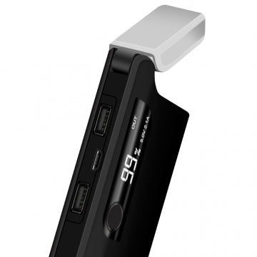 Buy Space ECLIPSE 12000MAH Power Bank EC-016 - Black from Vmart in Pakistan