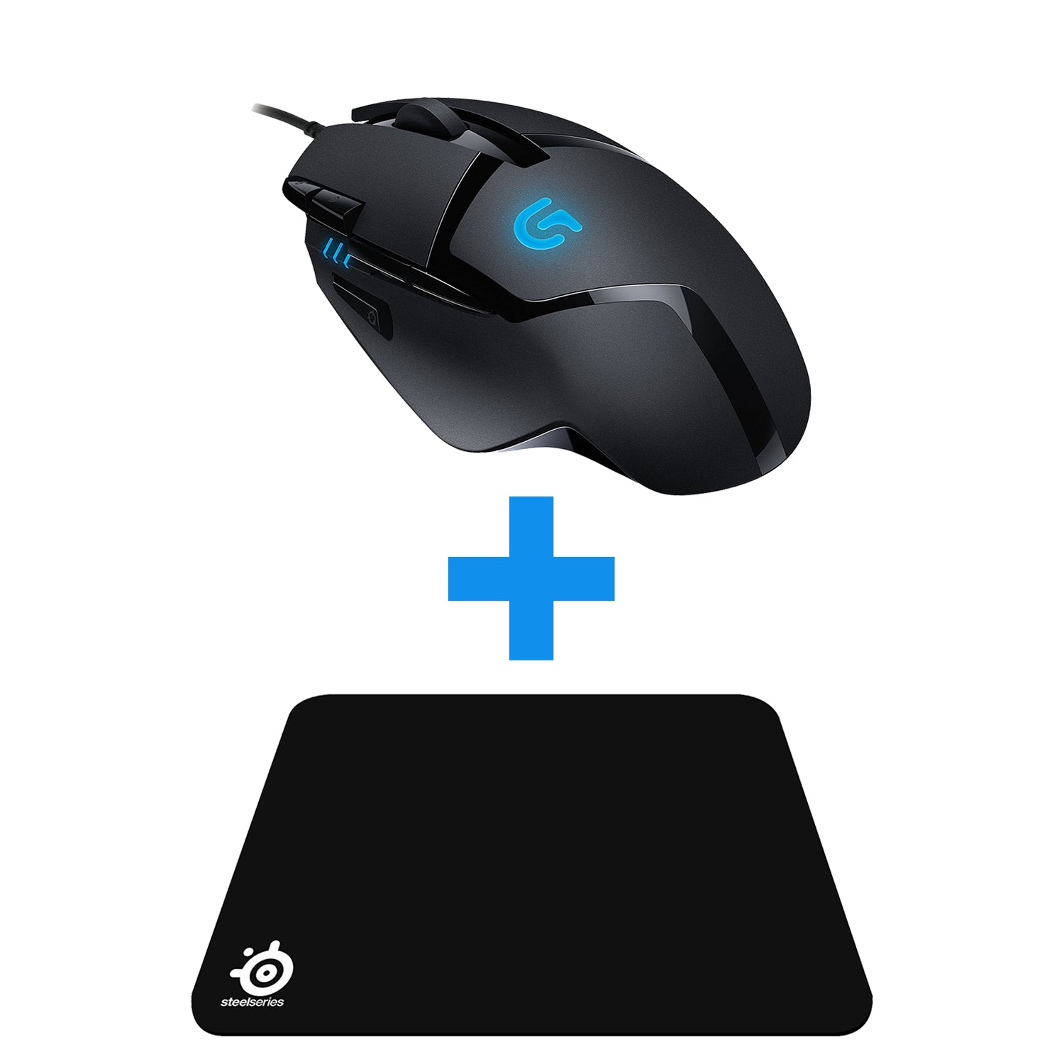 Buy Gaming Bundle (Logitech G402 Mouse + SteelSeries Qck Mouse Mat) from Vmart in Pakistan