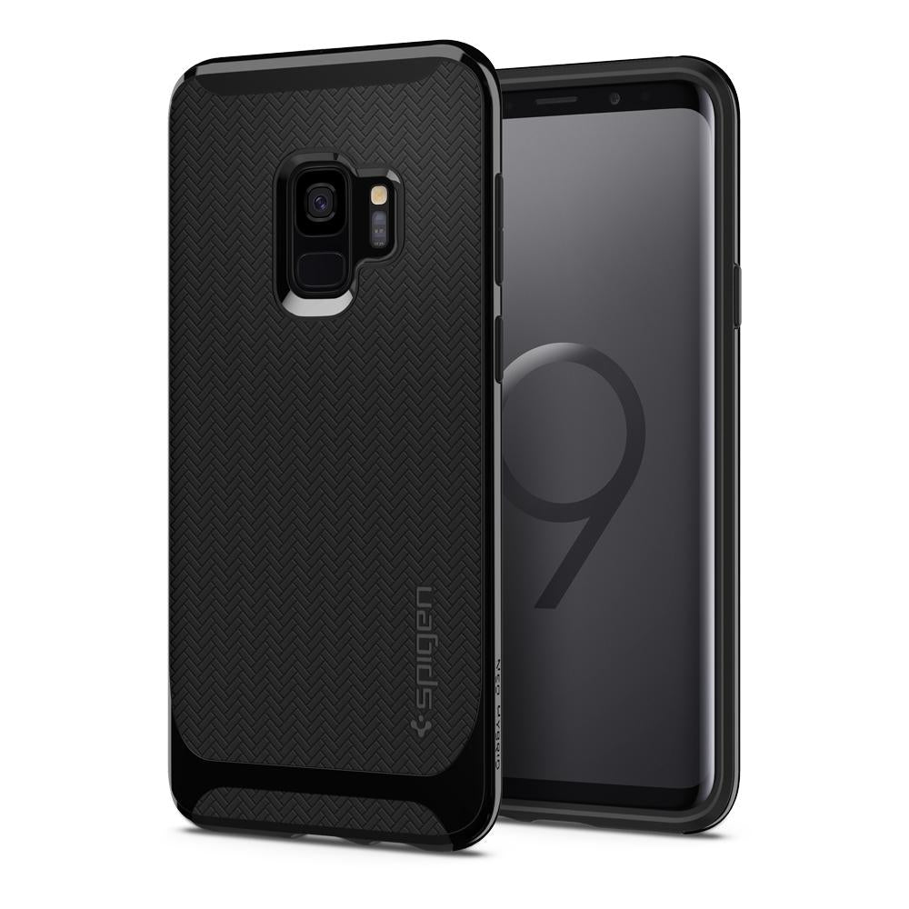Buy Spigen Samsung Galaxy S9 Case Neo Hybrid - Shiny Black from Vmart in Pakistan
